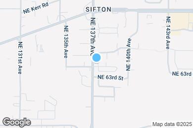 Map image of the property - 13700 NE 64th Cir