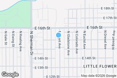 Map image of the property - 1506 N Grant Ave