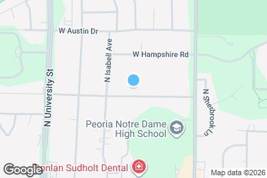 Map image of the property - 915 W Shenandoah Dr