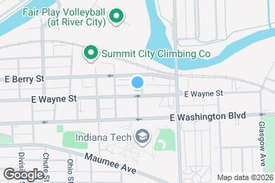 Map image of the property - 1539 E Wayne St