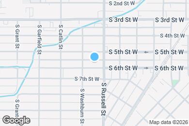 Map image of the property - 1524 S 6th St W