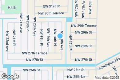 Map image of the property - 2822 NW 18th Ave