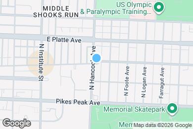 Map image of the property - 131 N Hancock Ave