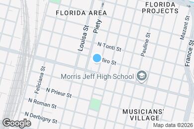 Map image of the property - 2120 Desire St