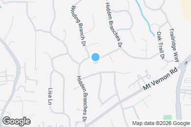 Map image of the property - 4981 Hidden Branches Dr