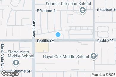 Map image of the property - 1057 E Badillo St