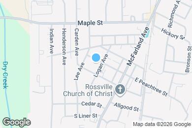 Map image of the property - 202 W Peachtree St