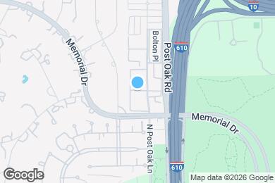 Map image of the property - 351 N Post Oak Ln