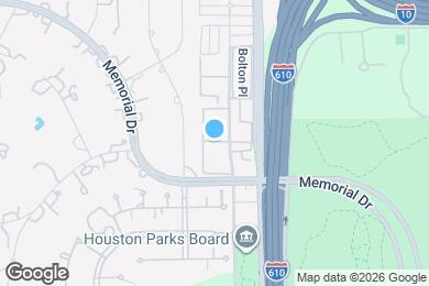 Map image of the property - 357 N Post Oak Ln