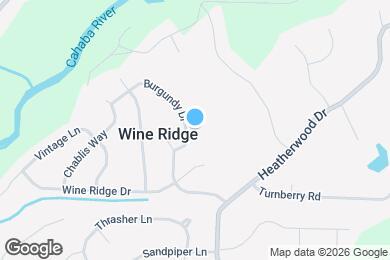 Map image of the property - 2456 Burgundy Dr