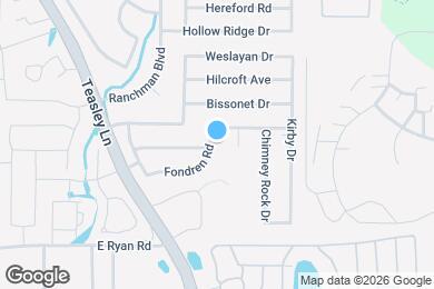 Map image of the property - 2636 Fondren Rd