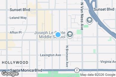 Map image of the property - 1301 Tamarind Ave