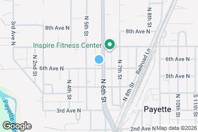 Map image of the property - 603 N 6th St