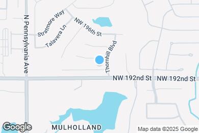 Map image of the property - 1705 Northwest 193rd Circle