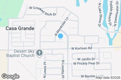 Map image of the property - 734 W Nova Pl