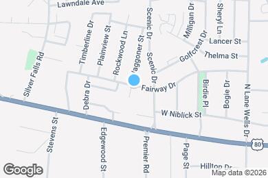 Map image of the property - 910 Fairway Dr