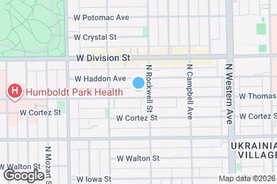 Map image of the property - 2614 W Thomas St