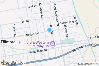 Map image of the property - 340 Sespe Ave