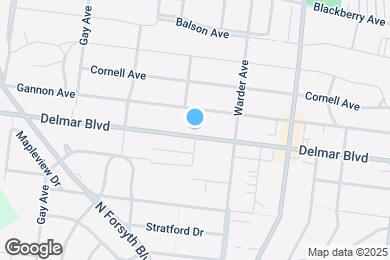 Map image of the property - 7901 Delmar Blvd