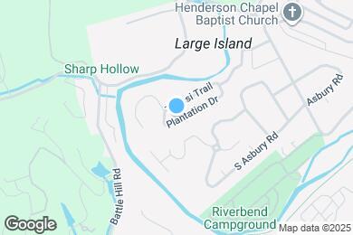 Map image of the property - 821 Plantation Dr