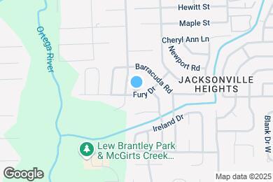 Map image of the property - 8371 Fury Dr