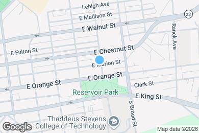 Map image of the property - 124 N Reservoir St