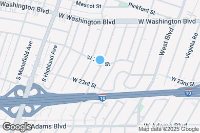 Map image of the property - 2103 S Harcourt Ave