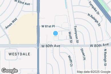 Map image of the property - 8047 Wolff St