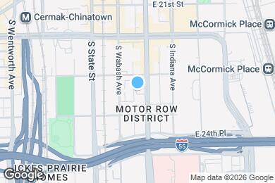 Map image of the property - 2310 S Michigan Ave