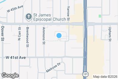 Map image of the property - 7853 W 42nd Ave