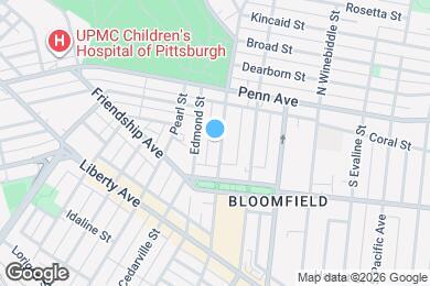 Map image of the property - 240 S Mathilda St