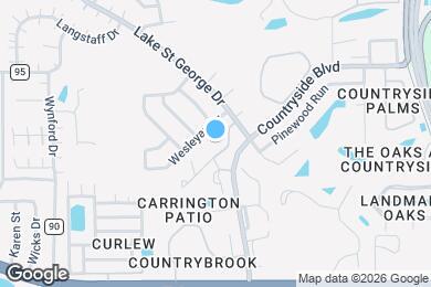 Map image of the property - 2879 Thaxton Dr