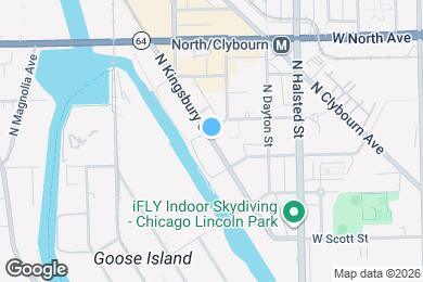 Map image of the property - 1450 N Kingsbury St