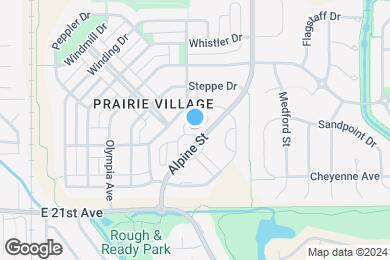 Map image of the property - Alpine Prairie Village