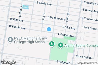 Map image of the property - 715 E Fannin Ave