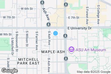 Map image of the property - 832 S Maple Ave