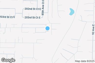 Map image of the property - 20515 85th Ave Ct E