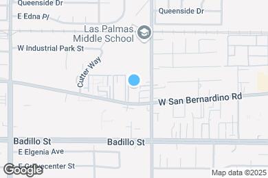 Map image of the property - Covina Palms Apartments