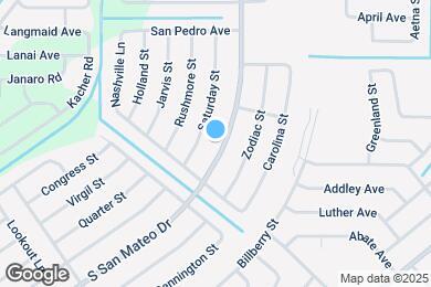 Map image of the property - 2643 S San Mateo Dr