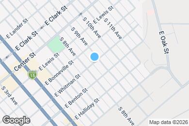 Map image of the property - 923 E Whitman St