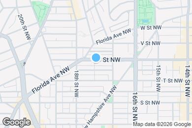 Map image of the property - 1738 U St NW