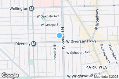 Map image of the property - 812 W Diversey Pky