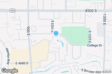 Map image of the property - 1044 E Quail Park Dr