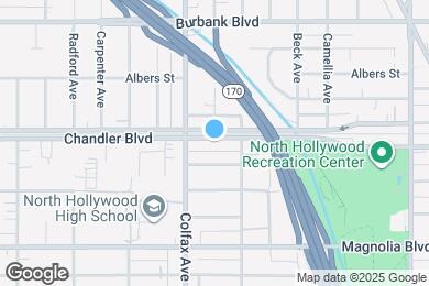 Map image of the property - 11662 1/2 Chandler Blvd