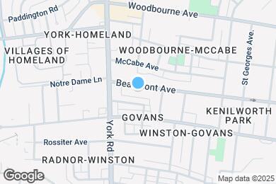 Map image of the property - 511 Beaumont Ave