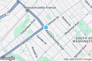 Map image of the property - 525 Massachusetts Ave