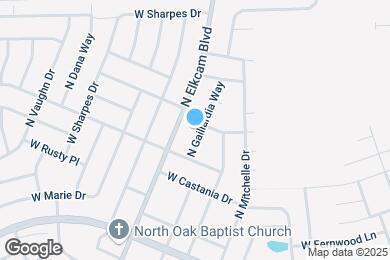 Map image of the property - 9640 N Gaillardia Way