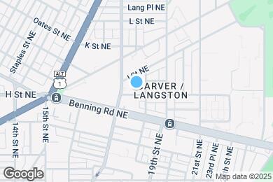 Map image of the property - 1724 H St NE