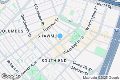 Map image of the property - 287 Shawmut Ave