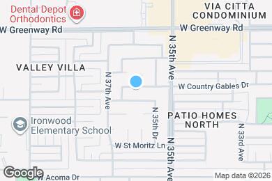Map image of the property - 3601 W Country Gables Dr